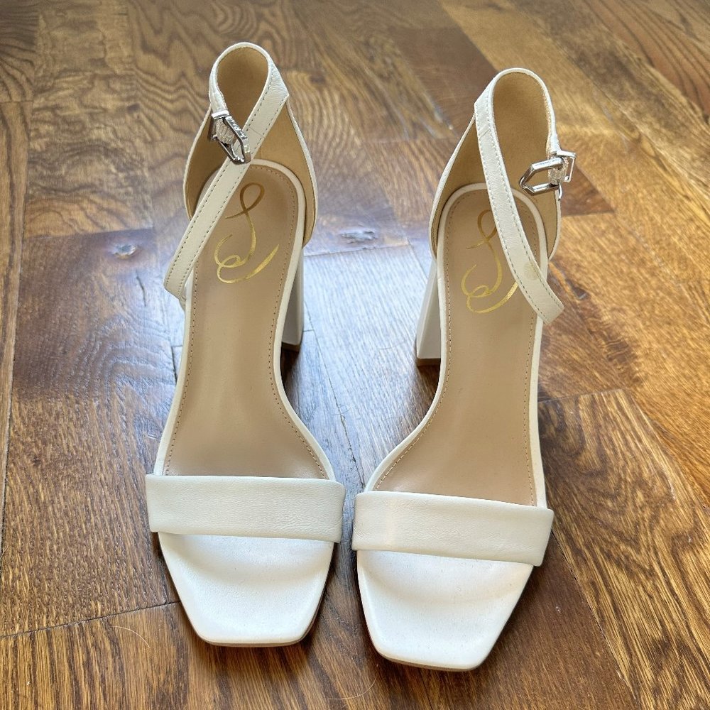 Brand new Sam Edelman White Heels - DANIELLA BLOCK HEEL SANDAL